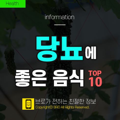 당뇨에 좋은 음식 TOP 10